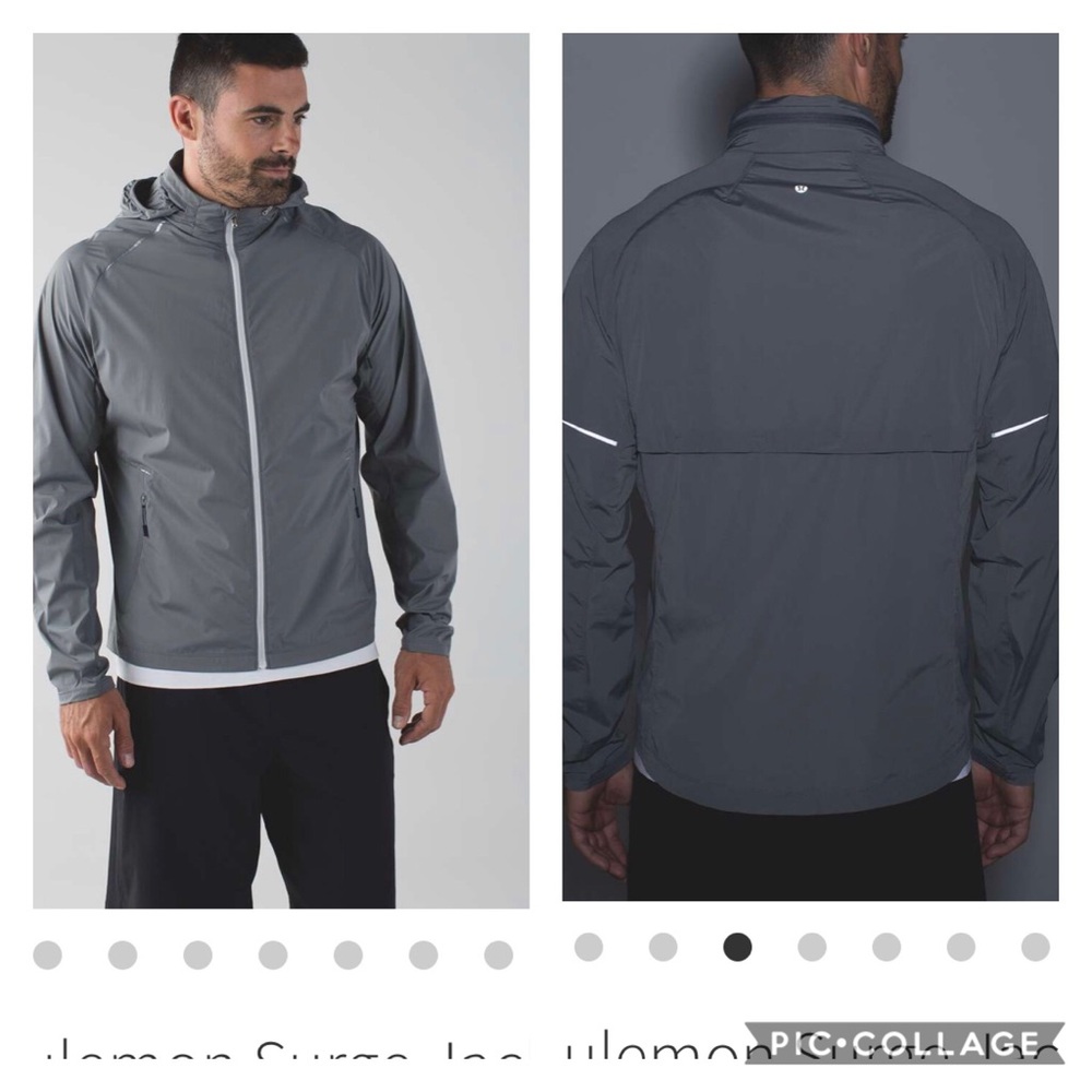 lululemon athletica Charcoal Windbreaker Jacket